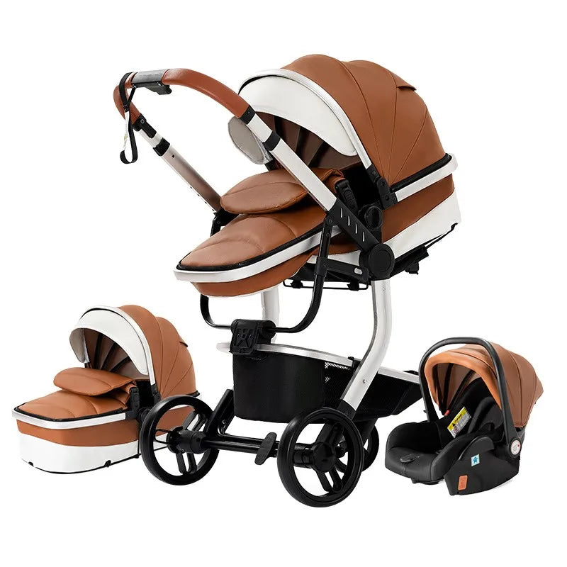 Baby Stroller lightweight  stroller 3 in1 baby car Baby carriage light trolley stroller with  bassinet