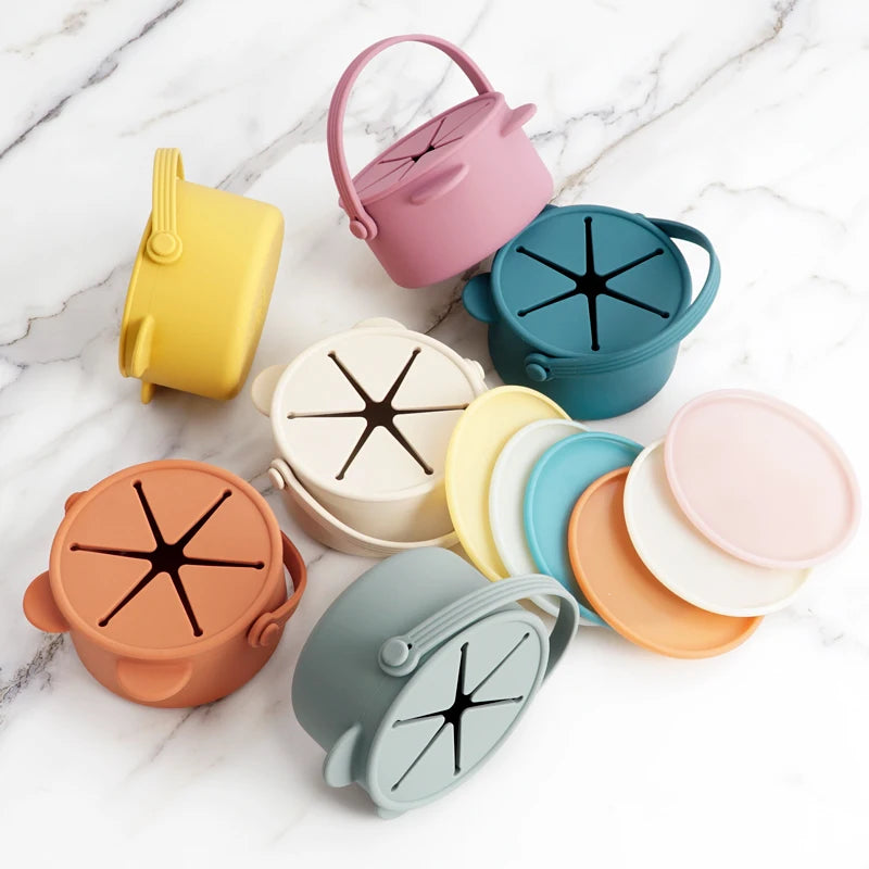 Storage Cup With Lid Snack Box Baby