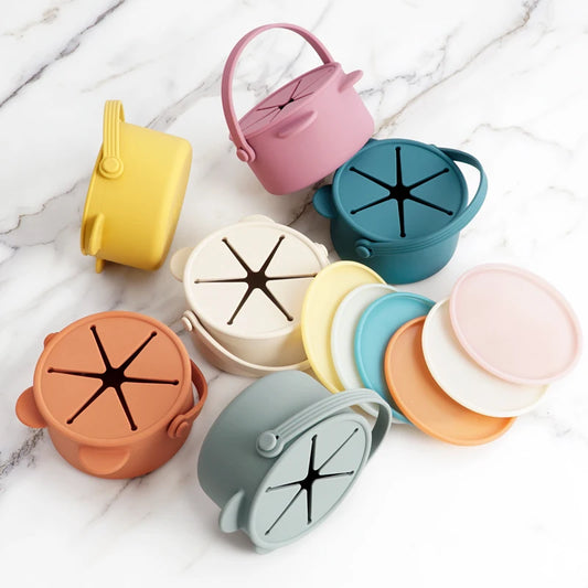 Storage Cup With Lid Snack Box Baby
