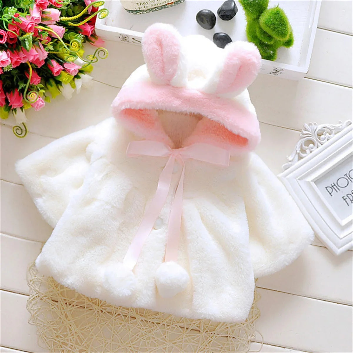 Winter Baby Girl Jacket Hooded