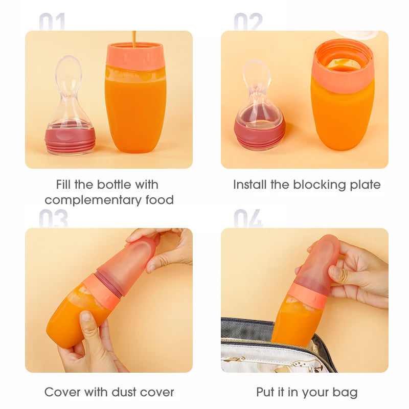 100ml Liquid Silicone Baby Feeder