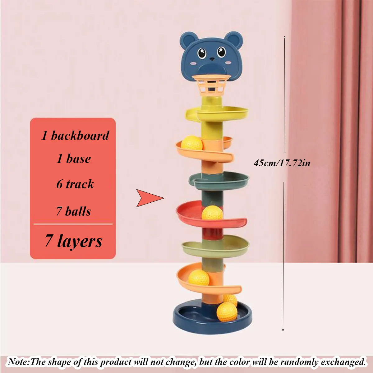 Different Layers Track Rolling Ball Toy