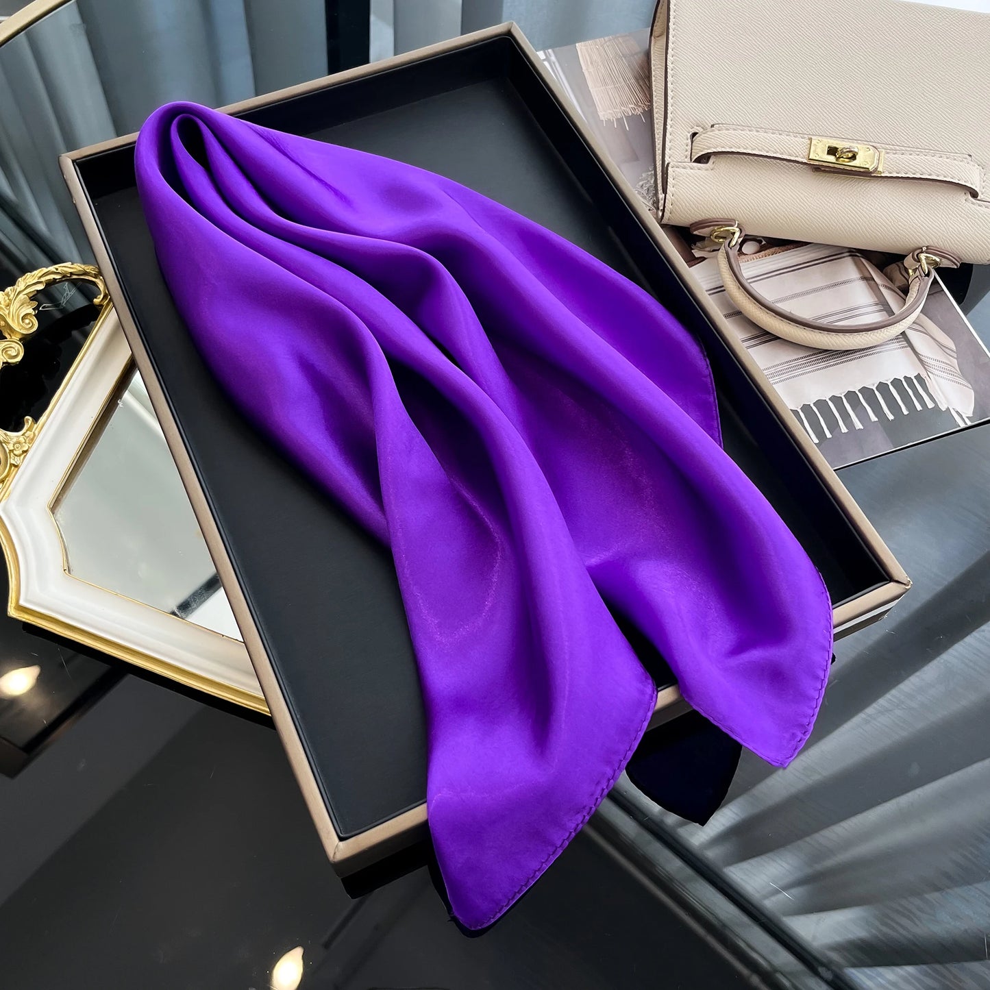 60cm Solid Colour Head Scarf