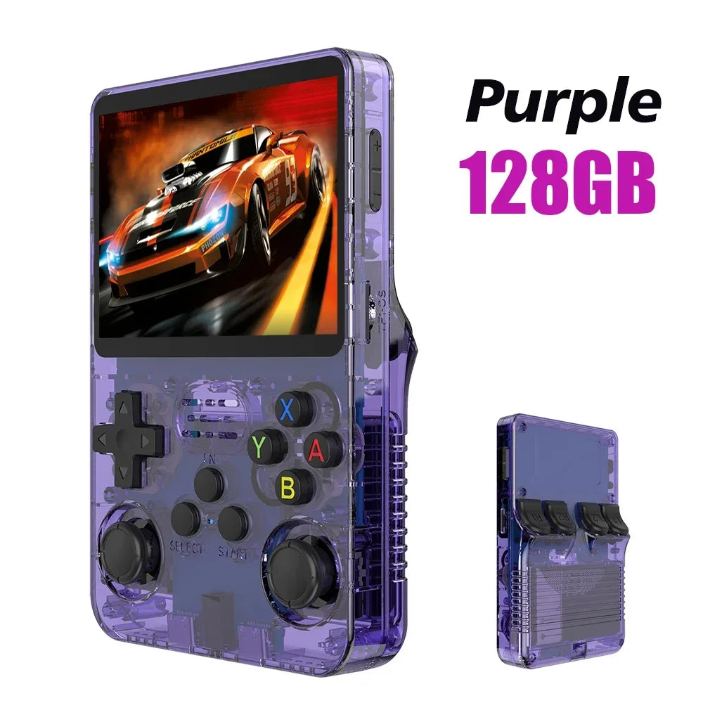 Handheld Game Console Linux System 3.5 Inch IPS Screen Portable Pocket Video Player 64GB 128GB