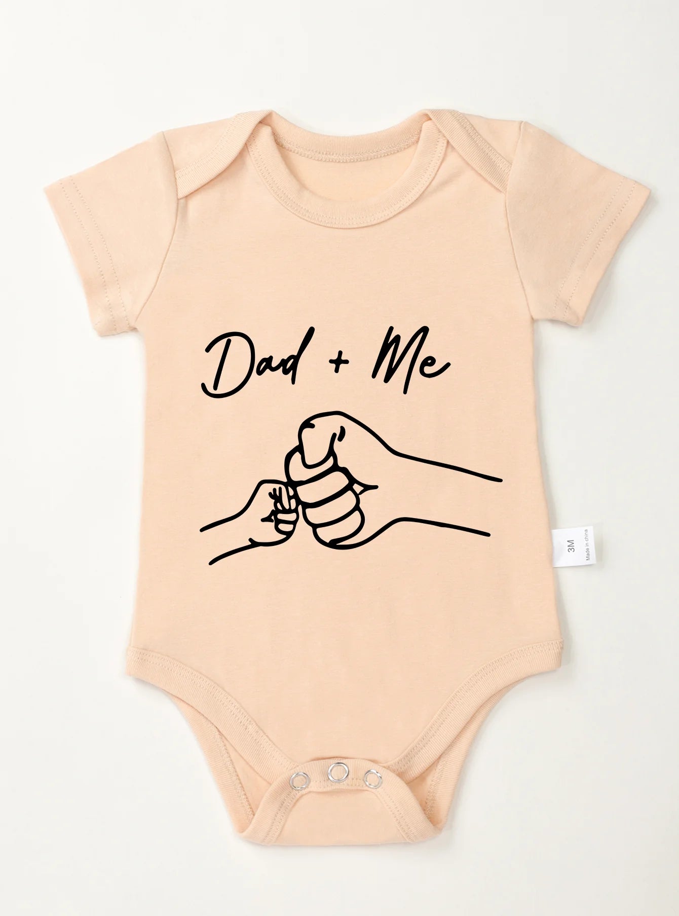 Clothes Rompers Dad and Me Printing Trendy Short Sleeve Bodysuit Newborn Infant Toddler Baby Girl Boy Jumpsuit High Quality