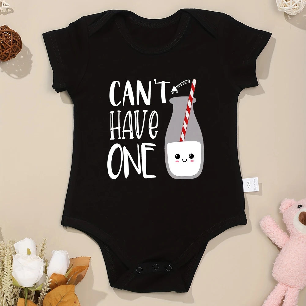Can't Have One Without The Other Twin Baby Boys Clothes Bodysuits