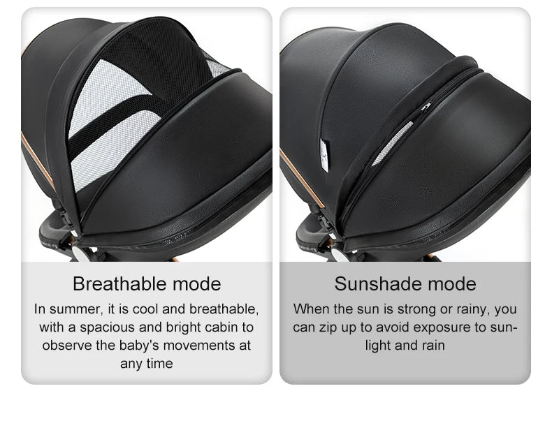 Biomimetic baby stroller 3 in 1 baby car light